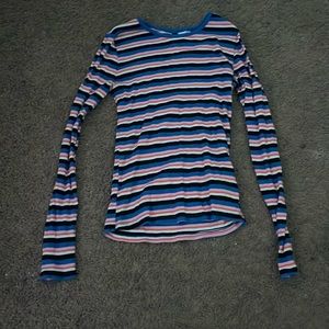 Stripped fitted longsleeve